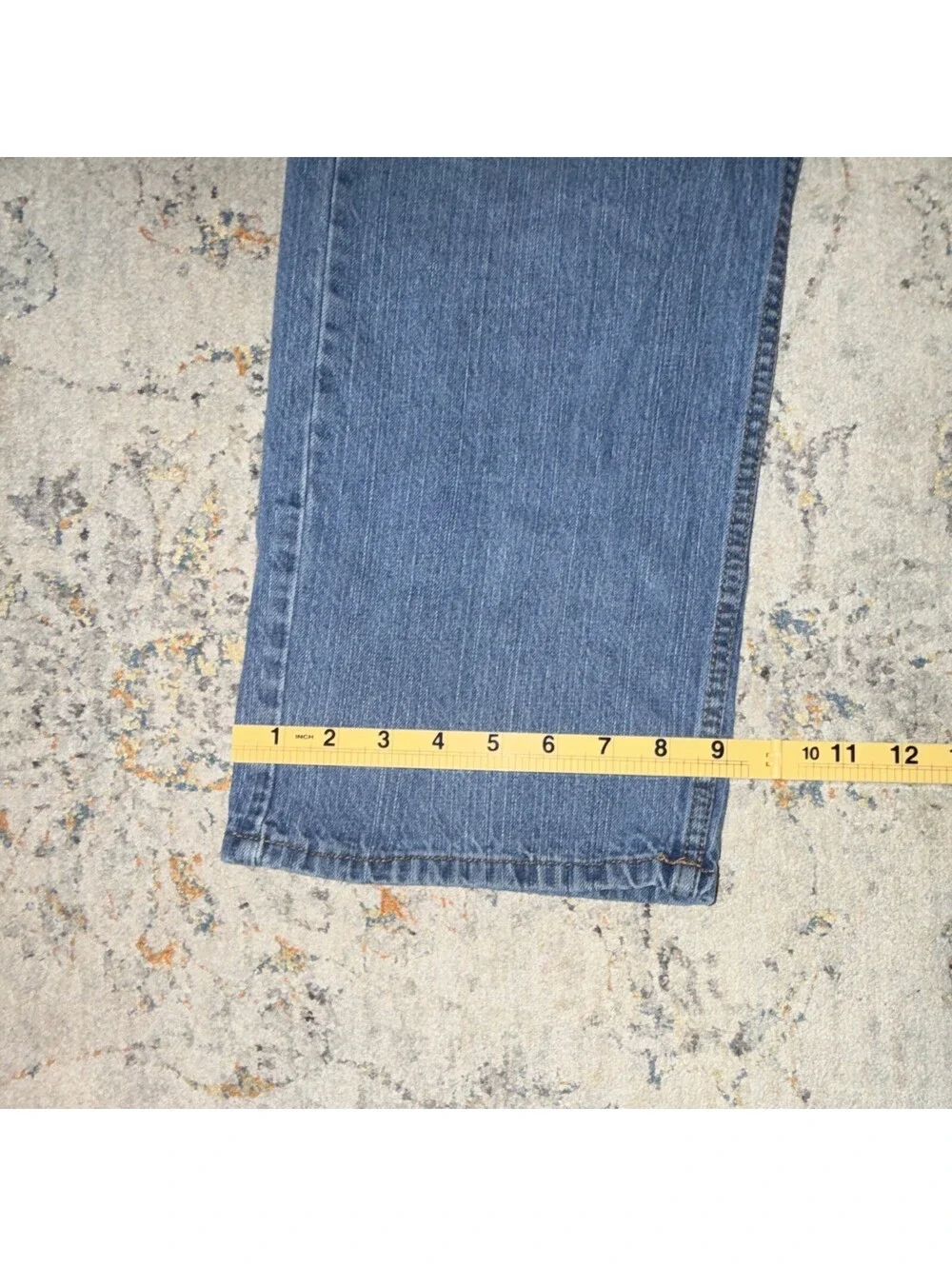 Levi's 550 Straight Boys Blue Medium Wash Jeans 14 Husky 33x28 Cotton A245